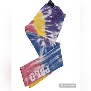 Leggings Polo Ralph Lauren Toddler Girls Tie-dye Stretch Jersey Leggings Pants.